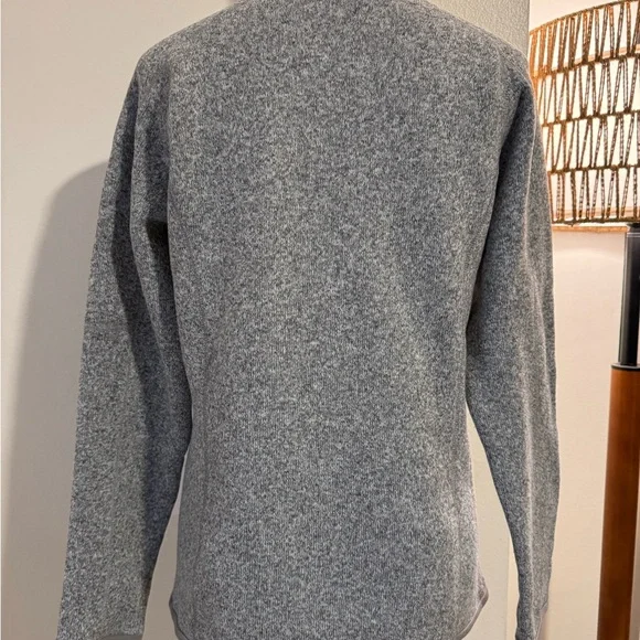 Patagonia Better Sweater Women’s Heather Gray Fleece Quarter-Zip Size L - Picture 3 of 6